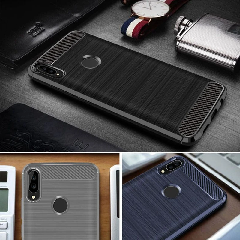 

For Huawei Honor 9N Case Huawei Honor 9N Cover On For Huawei Honor 9N Premium Original Silicone Mix Hybrid Protective Soft Shell