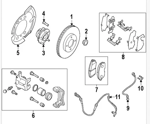 Датчик системы АБС ASSY-ANTISKID задний левый для FITNISSAN TEANA 230JK 230JM 350JM VQ23DE VQ35DE 2.3L 3.5L V6 47901-9Y000 47901-9Y00A