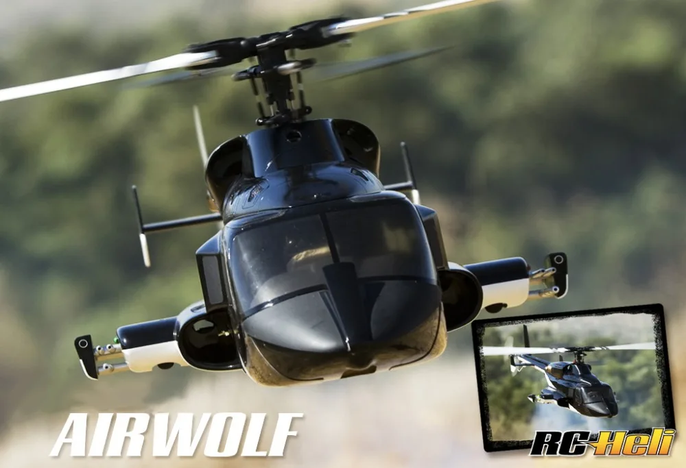 airwolf bell 222 rc helicopter