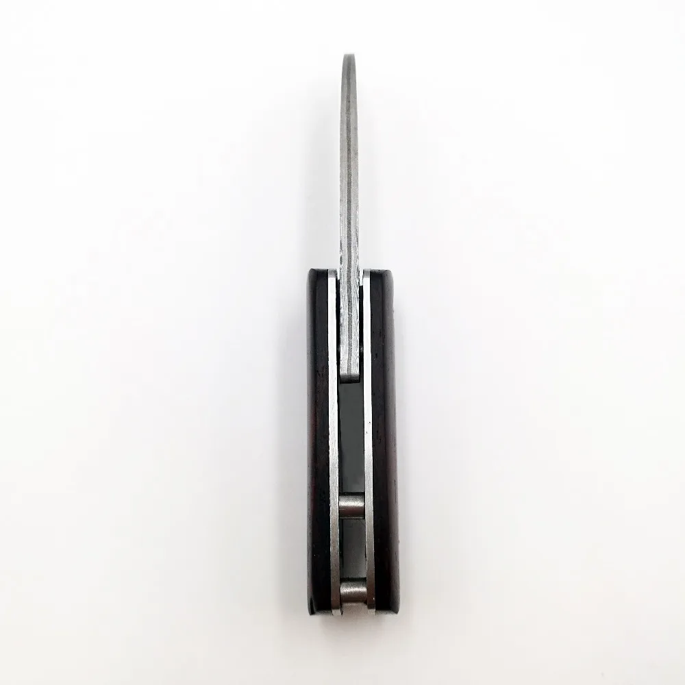 JSSQ карманный складной нож Дамаск/D2 лезвие деревянная ручка Мини Открытый Отдых выживания EDC ножи утилита спасательный охотничий инструмент