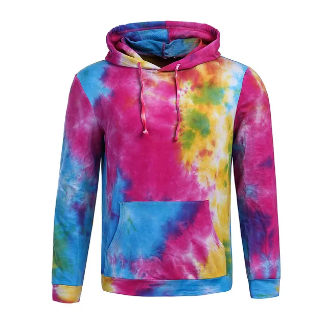 Tie Dye Con Capucha Colores Tie Dye Hoodie Hombres