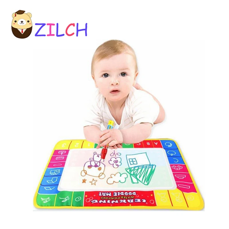 

29X19cm Baby Kids Add Water With Magic Pen Doodle Painting Picture Water Drawing Play Mat in Drawing Toys Board Gif