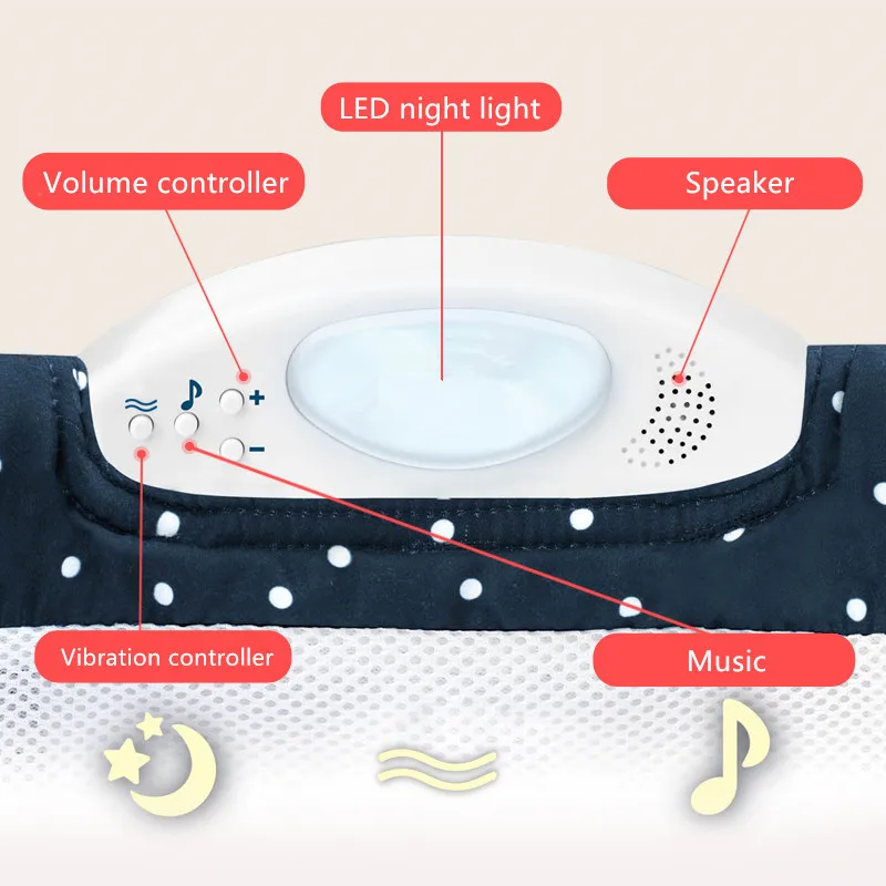 Новинка, портативный детский рюкзак, сумка для кровати для новорожденных, для улицы, для детской, для путешествий, складная детская кроватка, музыкальная детская колыбель