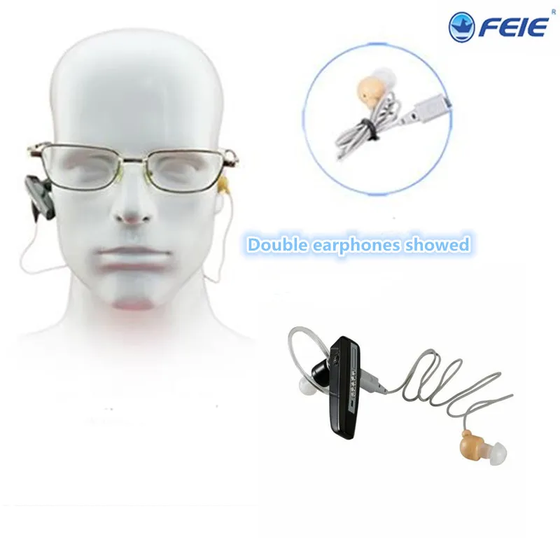 

rechargable bluetooth hearing aids listening device Double earphones the apparat ear S-101 2019 Innovative