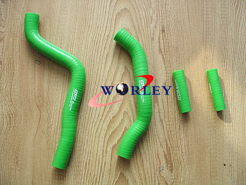 High performance silicone radiator hose FOR KAWASAKI KX125 KX 125 03 04 2003 2004-07 06 2006 2007 GREEN |