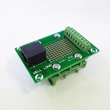 RJ45 8P8C Jack 1-Way Buss Breakout Board, клеммный блок, разъем