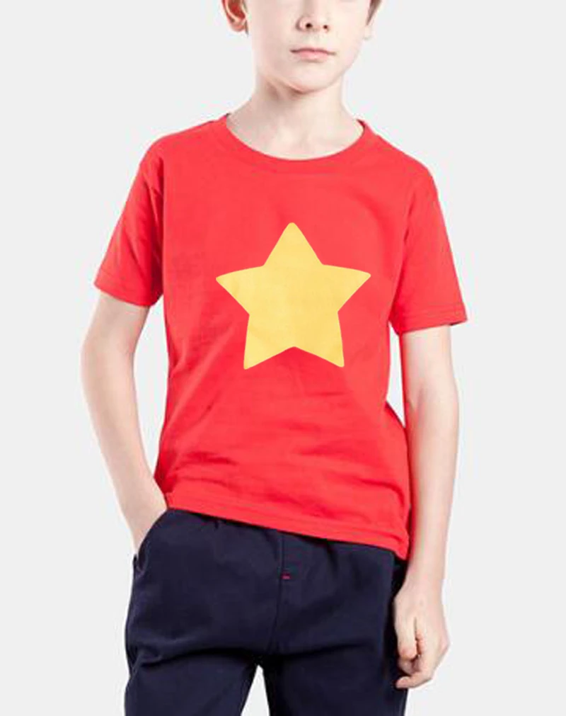 Новая модная летняя детская одежда, брендовые Детские футболки для мальчиков и девочек с принтом Стивен, Вселенная, звезда, печенье, кот, футболки с короткими рукавами