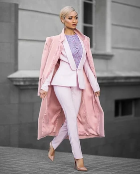 

2018 New Arrival Elegant pink Women dress V-Neck Pockets long sleeve Vestidos Celebrity evening party Bandage bodycon dresses