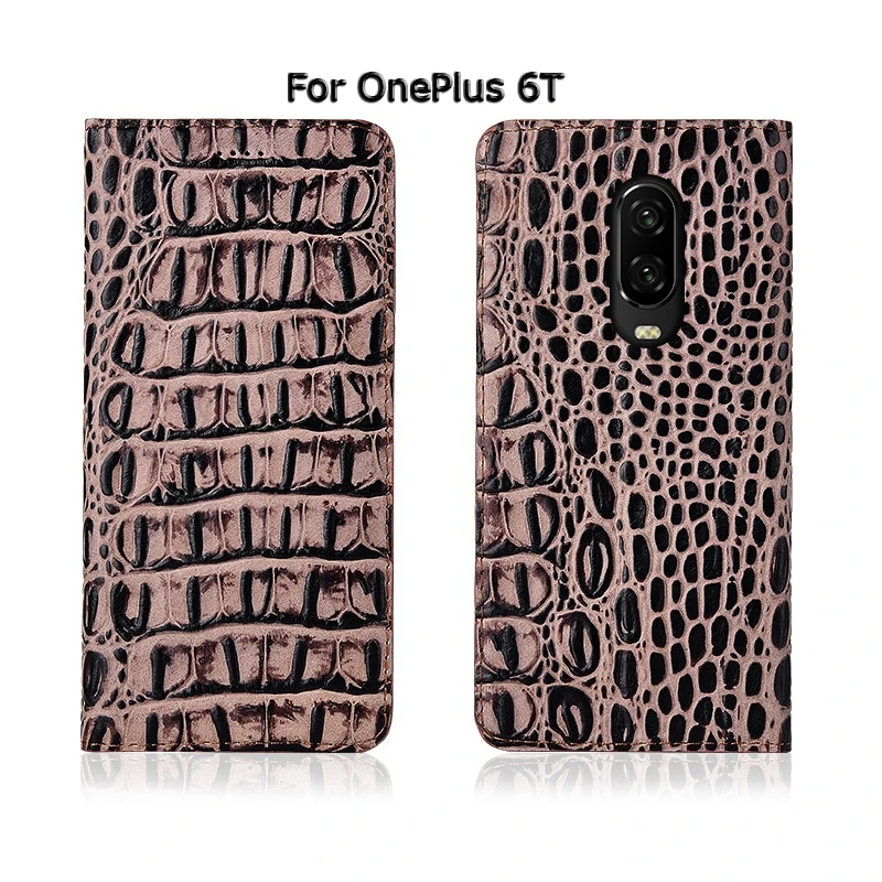 3D крокодил из натуральной кожи чехол для One Plus Oneplus 1 2 3 3t 5 5, 6 комплектов/партия, 6 T, 7 X чехол с подставкой флип-чехол для мобильного телефона сумка SN01