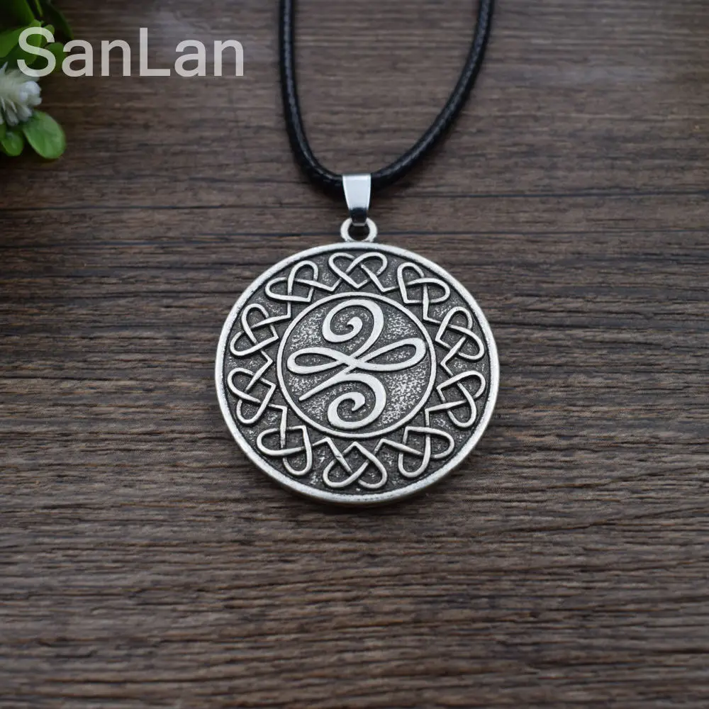 Original Celtic New Beginnings Symbol Means A New Beginning Pendant Necklace  Celtic Knot Round Necklace Sanlan Jewelry - Necklace - AliExpress