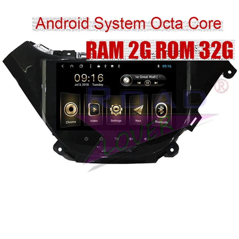 Best Roadlover Android 8.1 Car PC Head Unit GPS Navigation For Chevrolet Malibu 2016 Stereo Multimedia Radio Automagnitol 2Din NO DVD 9