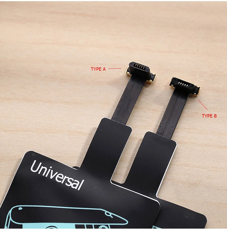 Qi беспроводной приемник зарядного устройства 5 V 1A Универсальный USB Micro type-C мобильный телефон для iPhone Samsung Xiaomi Meizu Портативная зарядка