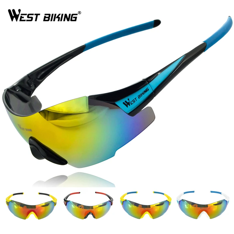 WEST Ciclismo Gafas de Ciclismo hombres Gafas de sol a prueba de viento UV400, Gafas de Ciclismo MTB bicicleta Ciclismo Gafas