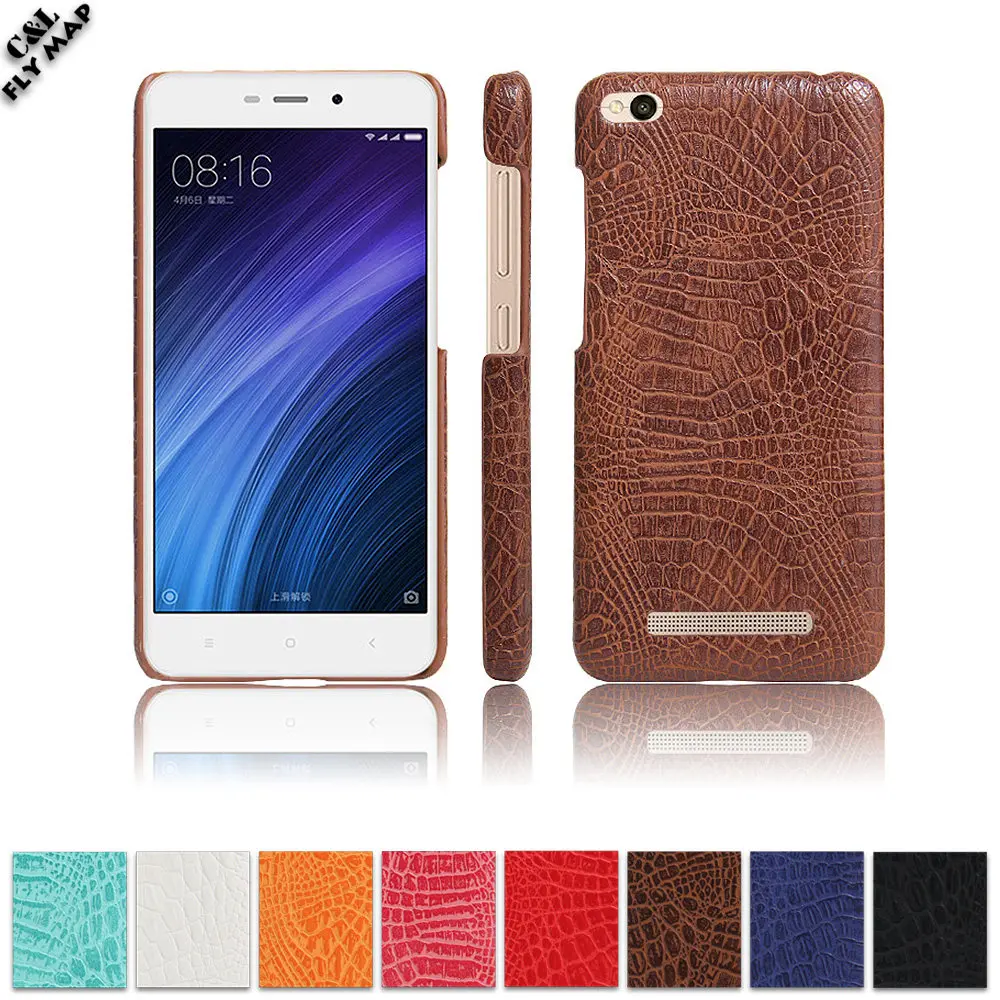 Crocodile Case For Xiaomi Redmi 4A 4 A Hard PC Protective mobile Phone Cover Coque For Xiao Red mi A4 Hongmi a4 Shell Bag