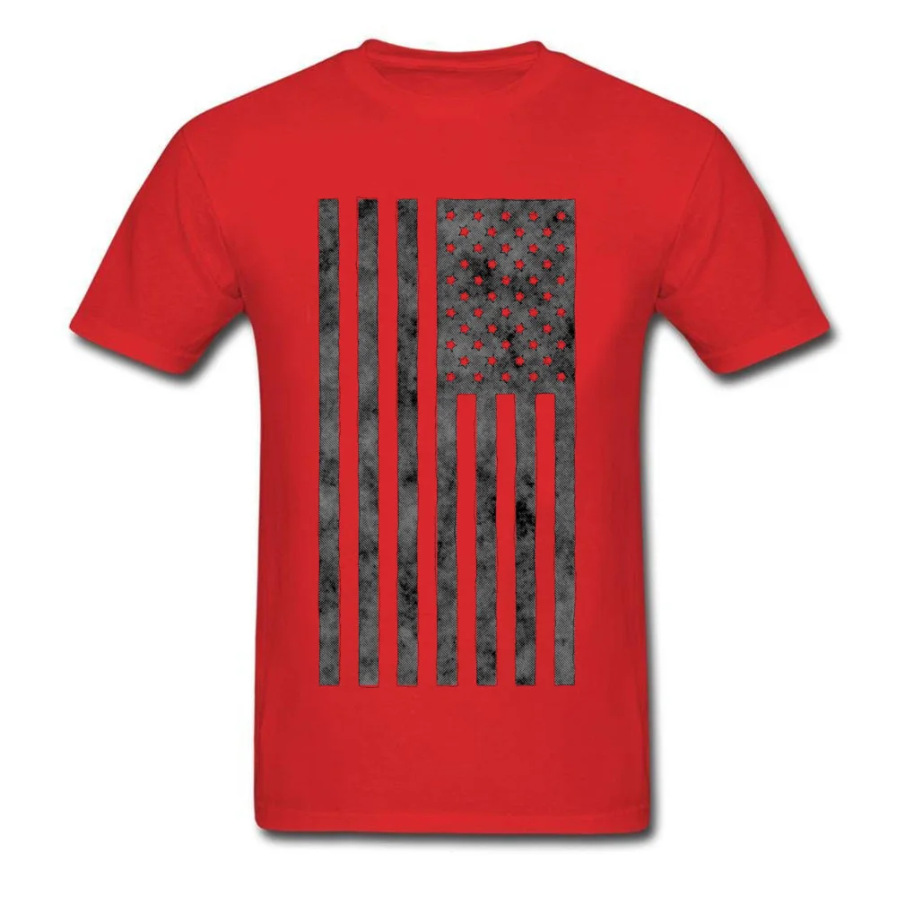 Grunge Style American Flag Birthday April FOOL DAY 100% Cotton O-Neck Men Tops & Tees Tops Tees Cheap Short Sleeve T-shirts Grunge Style American Flag red