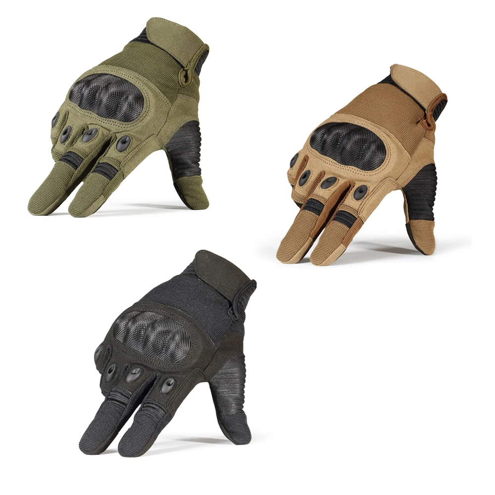 TouchScreen Military Tactical Gloves Army Paintball Shooting Airsoft Combat Anti-Skid Hard Knuckle