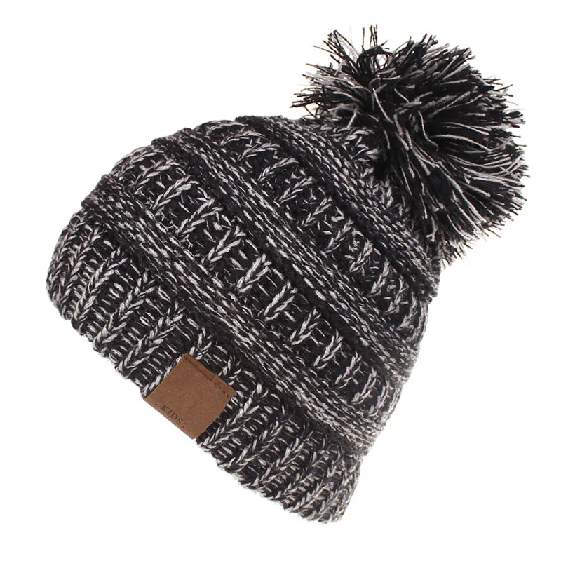 Baby Kids Beanies 100/% Pure Cotton Soft Girls Boys Warm Winter Knitted Cap Hat 5
