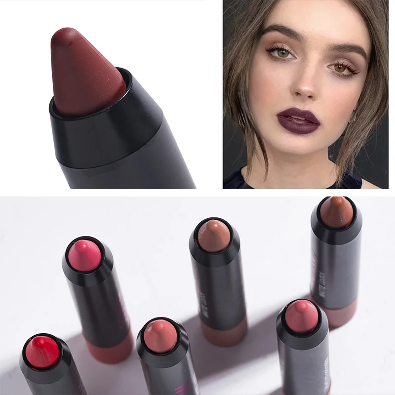 Red Velvet Matte Lipstick Pen Waterproof Lip Tint Long Lasting Lips Nude Lip Stick Makeup 10 2