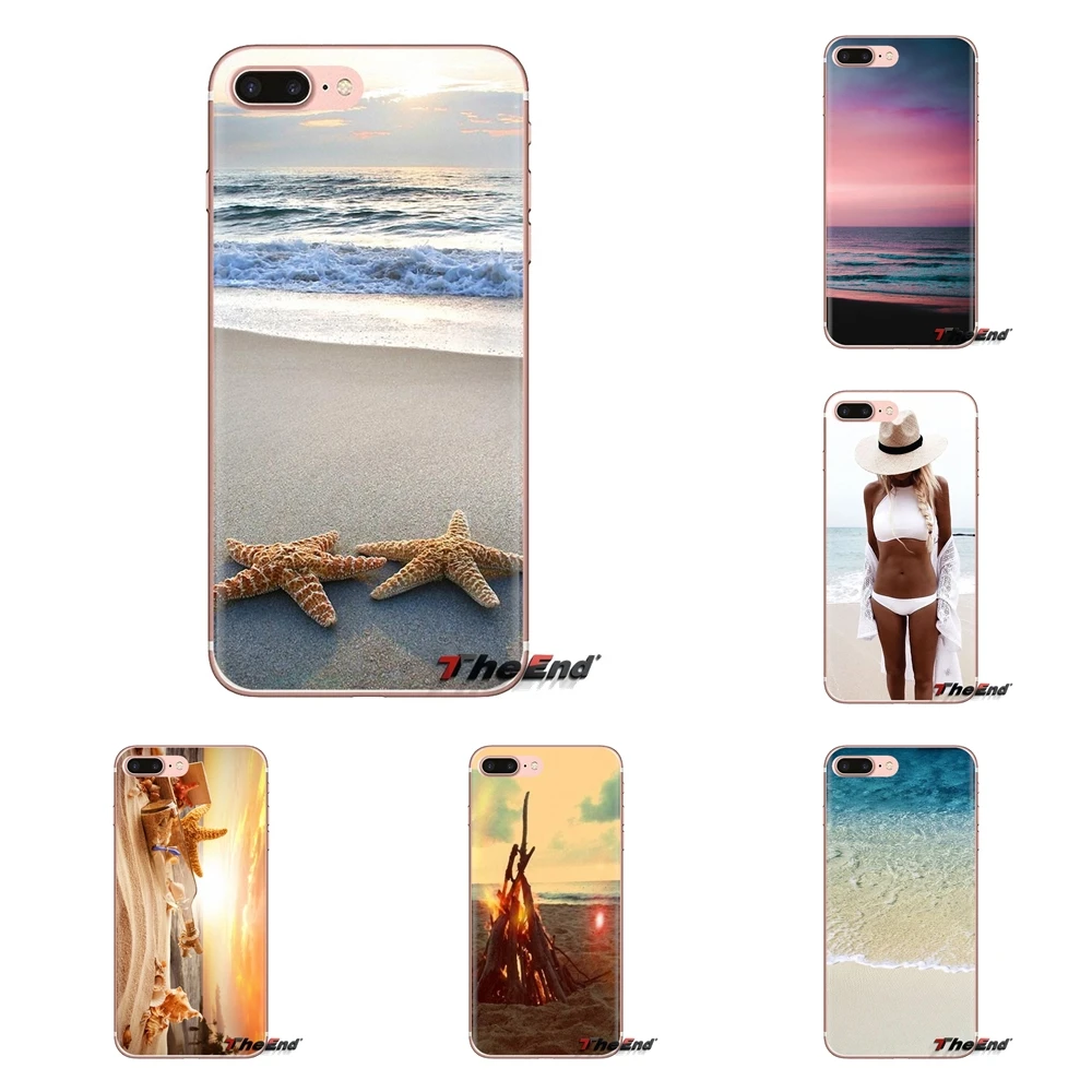 For Oneplus 3T 5T 6T Nokia 2 3 5 6 8 9 230 3310 2.1 3.1 5.1 7 Plus 2017 2018 Beach Sun Starfish Surfing Girls Silicone Skin Case |