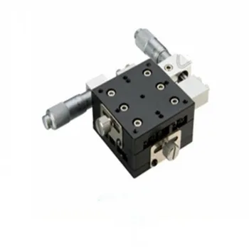 

XY Axis 50X50mm Platform Precision Bearing Linear Stage Left Micrometer