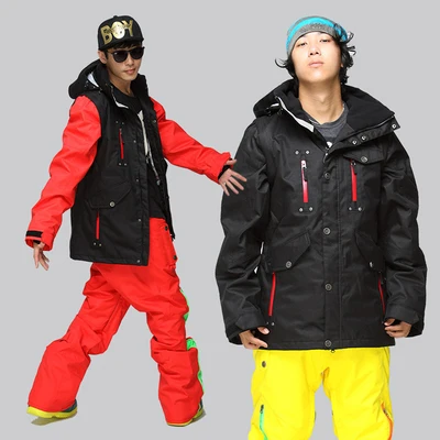 DHL envío libre 2018 nuevo invierno Snowboard con Snowboard esquí engrosamiento impermeable transpirable cálido y trajes de esquí al aire libre