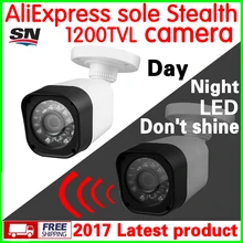 Патент стелс видикона! CMOS 1200TVL видеонаблюдения HD Камера уличная Водонепроницаемая IP66 ИК не просвечивают ночного видения видео мониторинга продукта