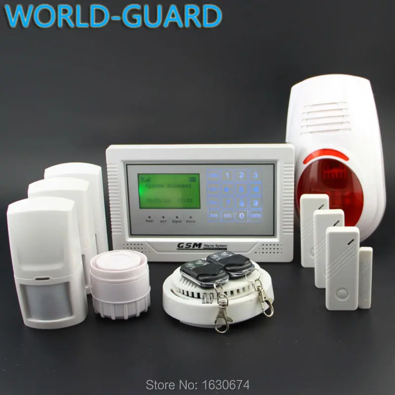 World Guard Home,yard,parking safety security alarm gsm alarm system intruder alarms with big