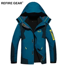 Refire gear, зимняя теплая водонепроницаемая походная куртка, Мужская спортивная верхняя одежда для кемпинга, рыбалки, путешествий, катания на лыжах, ветровка, куртка, пальто