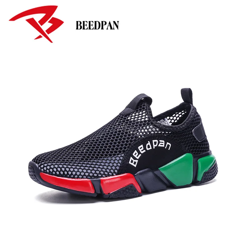 

BEEDPAN Shoes Children's Summer Shoes Boys 2019 New Comfortable Breathable Mesh Fashion Casual Shoes For Kids Size 31-39