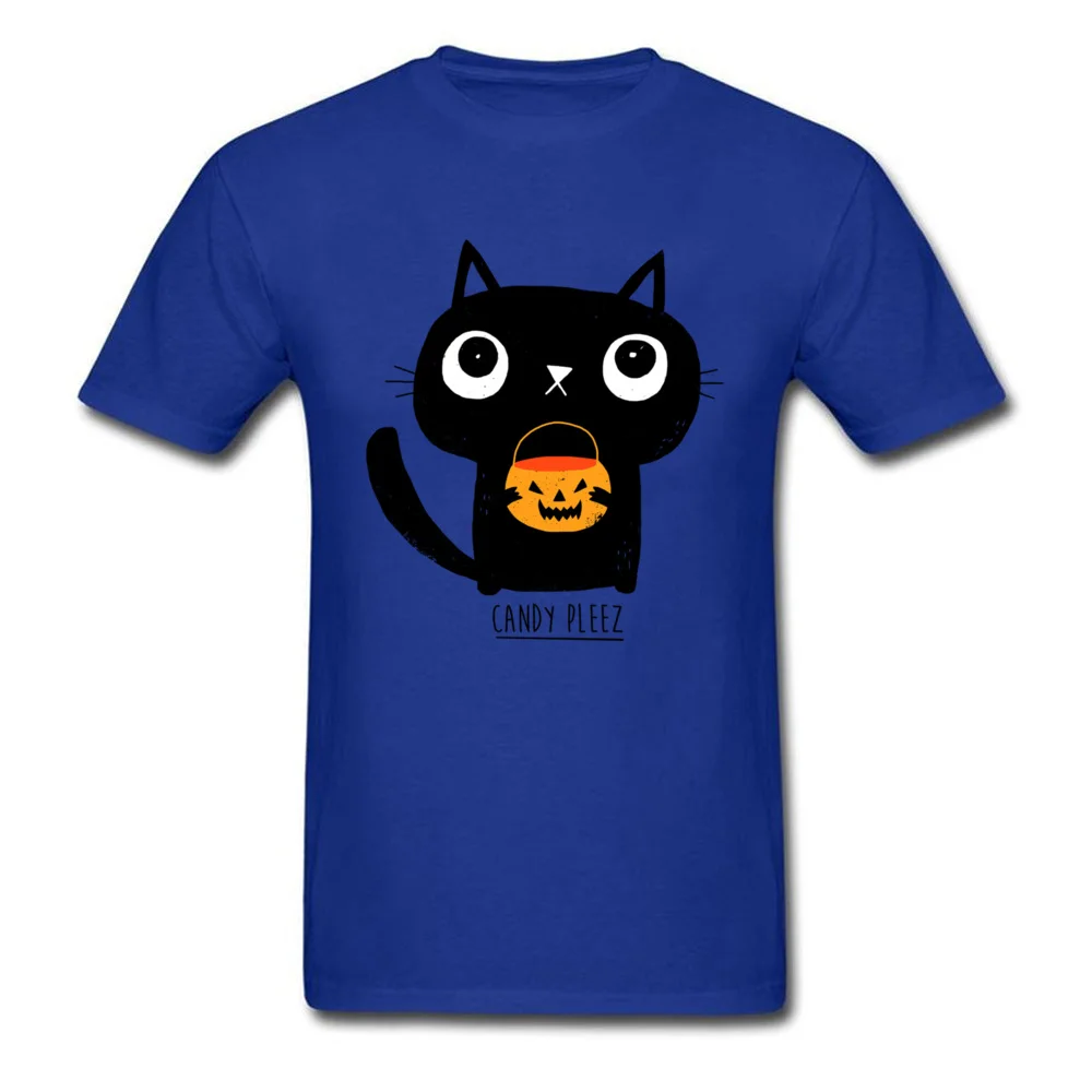 candy pleez 6818 All Cotton Summer Tops Shirts Oversized Short Sleeve Men Top T-shirts Printed Autumn Tee-Shirt O-Neck candy pleez 6818 blue