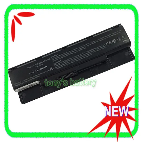 5200 мАч A32-N56 A31-N56 Аккумулятор для ноутбука Asus N46 N56 N76 N46V N56V N56VJ N56VM N56VZ N46VJ N46VM N56D N76V N76VM |