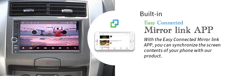 Clearance Android 9.0 car stereo 2 double din player gps nav wifi 7" touch screen In dash head unit Universal 1024*600 7