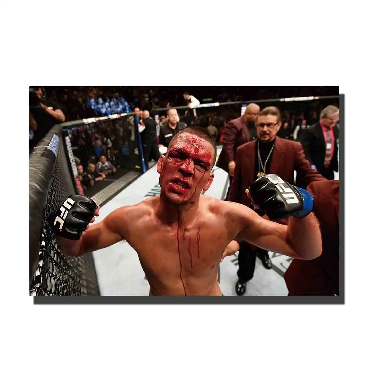 Художественный постер Nate Diaz Welterweight домашний Настенный декор на заказ 12x18 24x36
