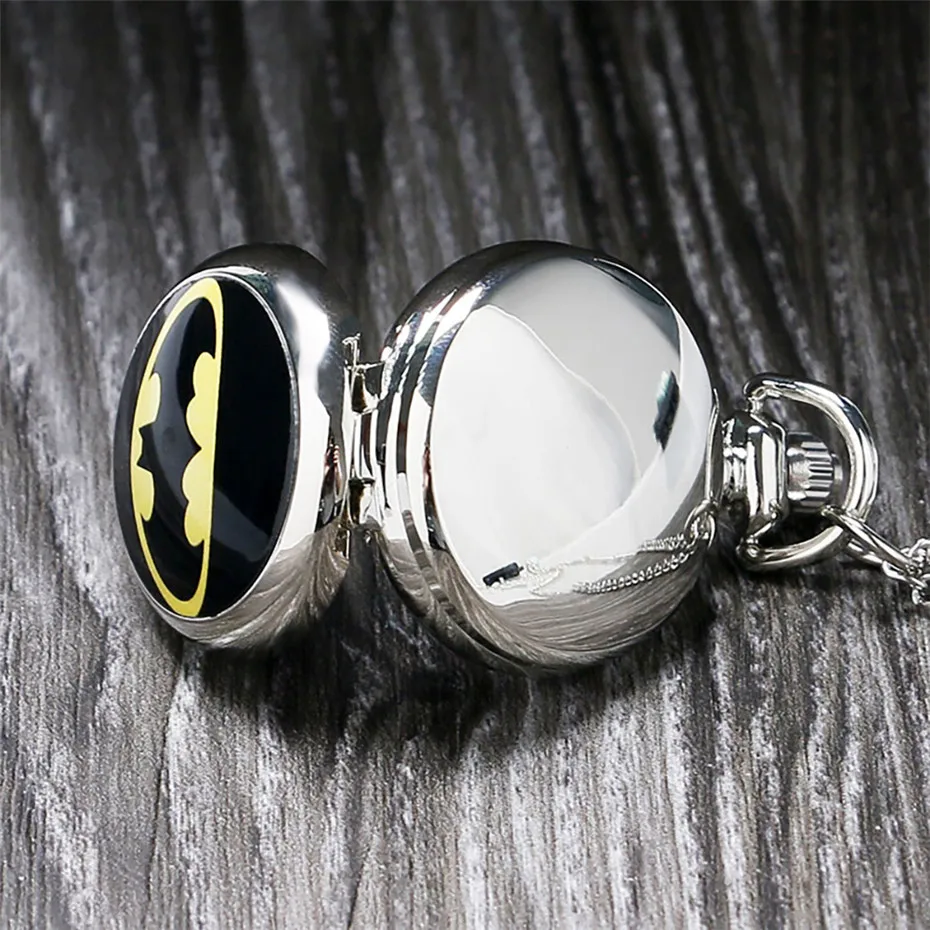 batman pocket watch, pocket watch, pendant watch jewelry, birthday gifts for kids (2)