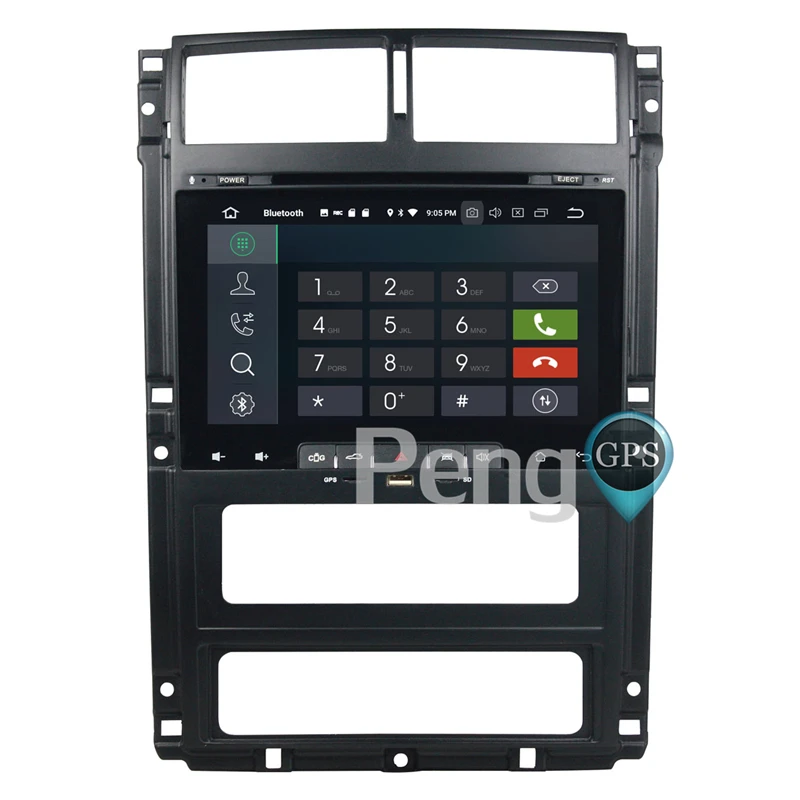 Cheap 2 Din Android 8.0 Car CD DVD Player 8Core GPS Navigation for PEUGEOT 405 PG405 Stereo 1080P HD Screen Autoradio 2