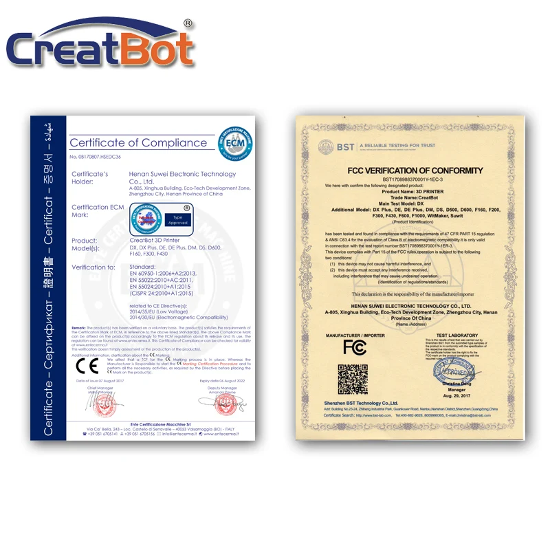 Высокоточный 3D принтер Creatbot DG02 двойной экструдер супер большой размер 600*600*600 мм|3d