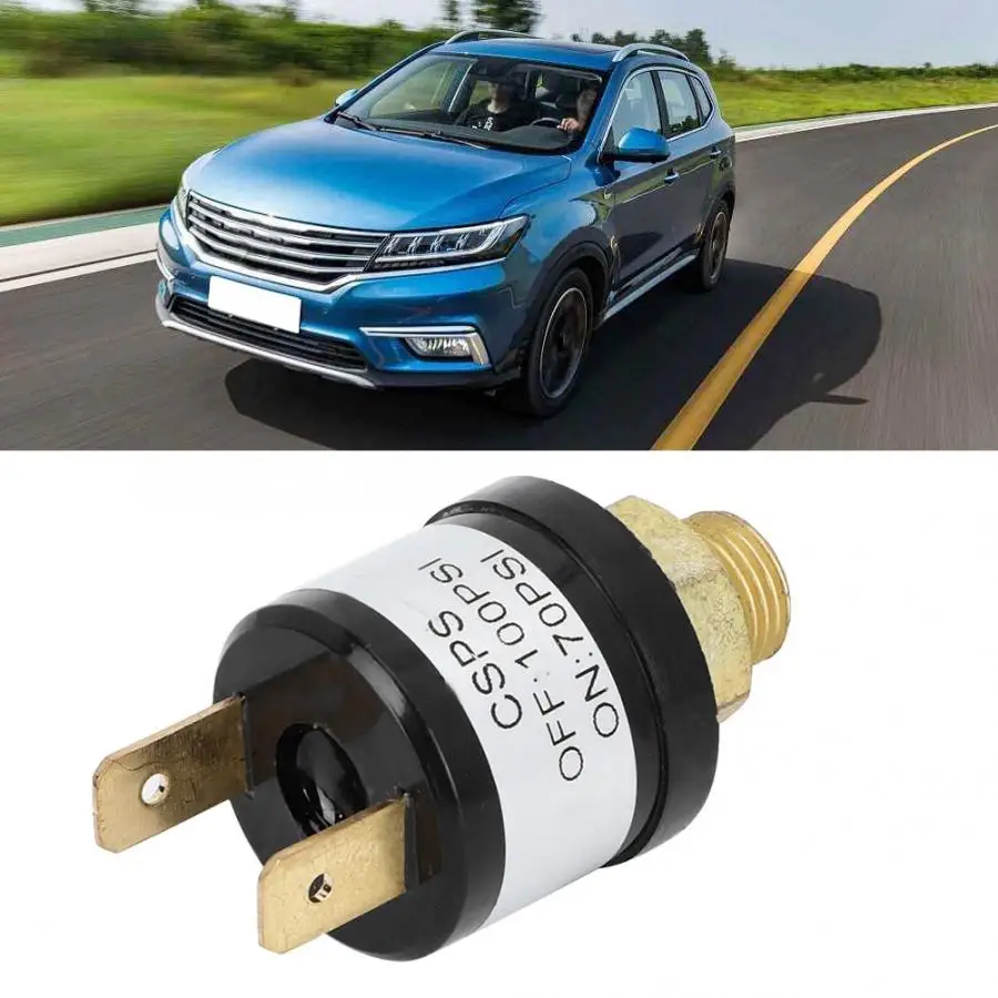 

Car Automatic Air Pressure Control Switch Valve 70-100PSI for Air Compressor Pump Car Air Pump Pressure Control Switch