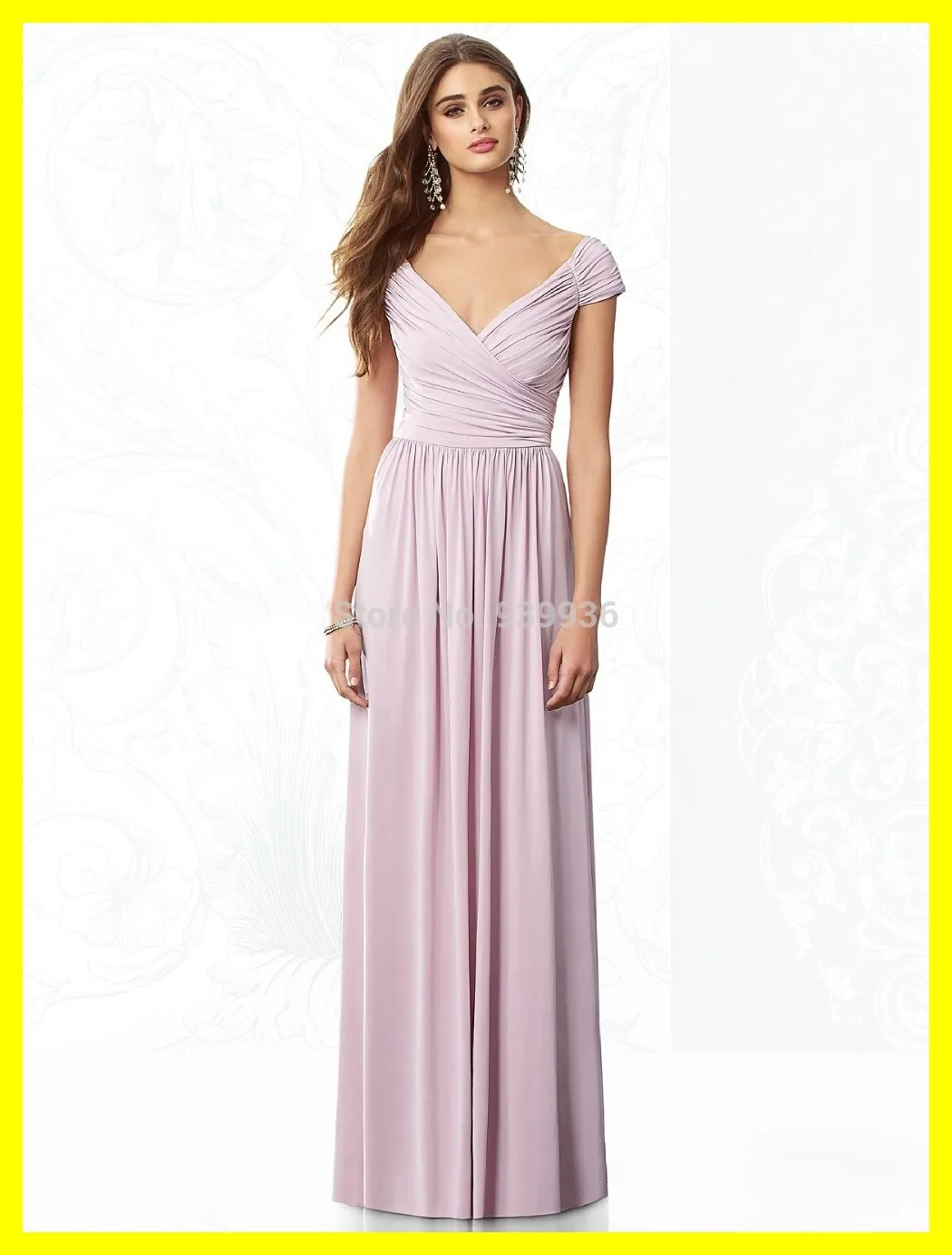 Designer Evening Dresses Uk Dynasty Wedding Best Online In Dubai Straight Floor-Length Built-In Bra Pleat None V-Neck 2015 Cheap | Свадьбы и