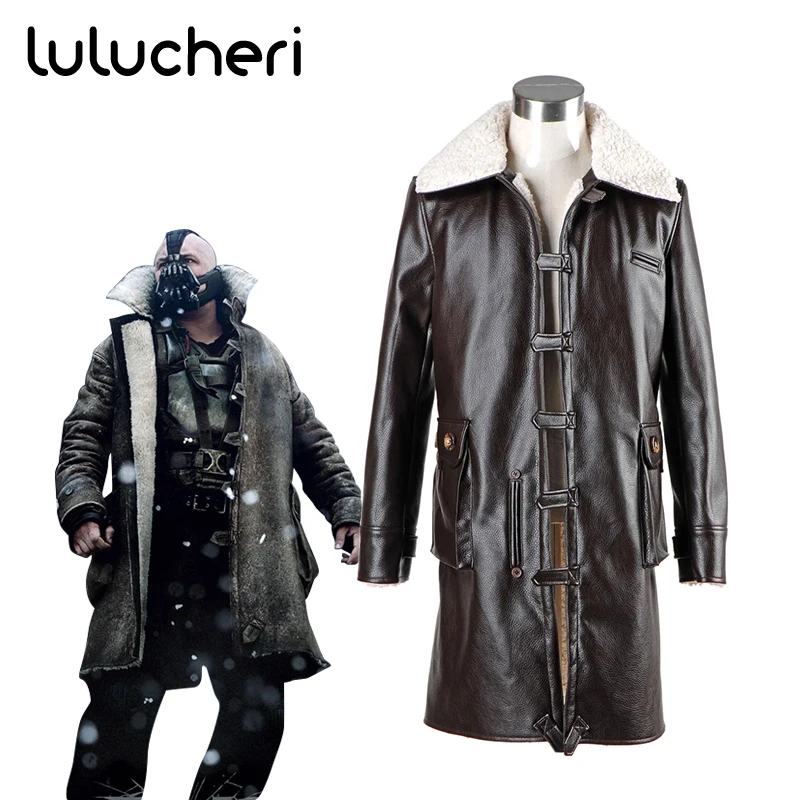 

Batman The Dark Knight Rises Bane Coat Jacket Cosplay Costume Winter Warm Coat for Men