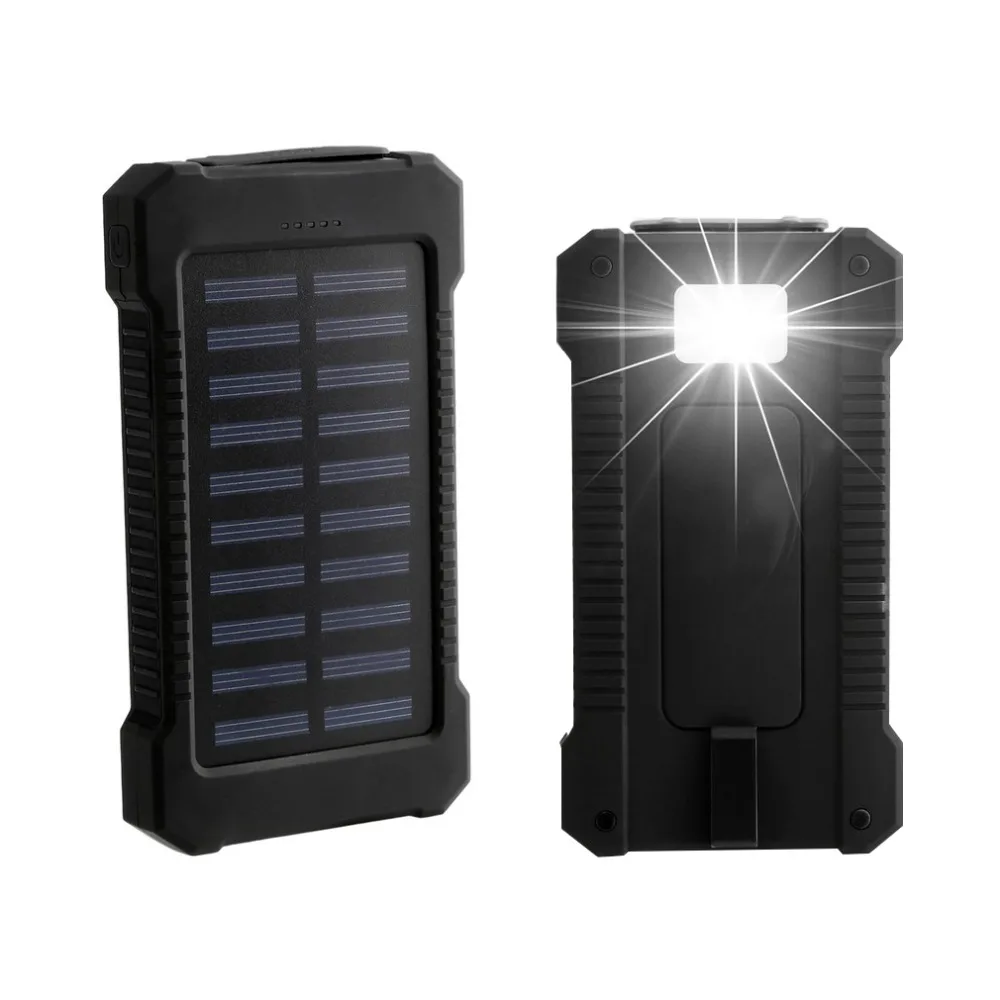 Wopow Solar Power bank 30000mAh poverbank portable usb solar charger external battery backup powerbank 30000 mah