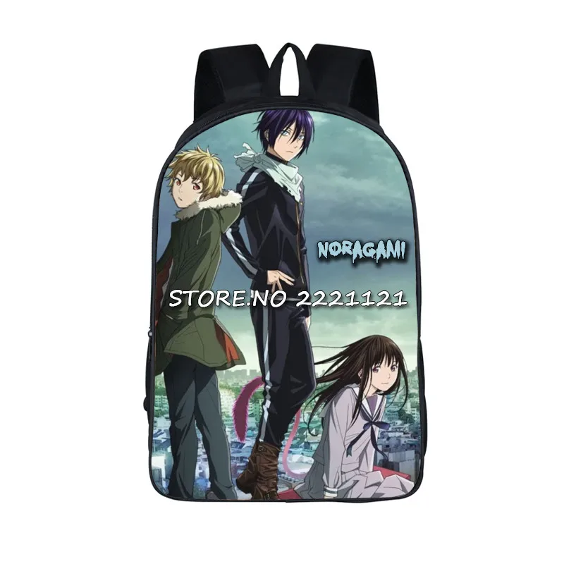 Рюкзак Ято аниме Noragami Aragoto для девочек подростков детские школьные ранцы с