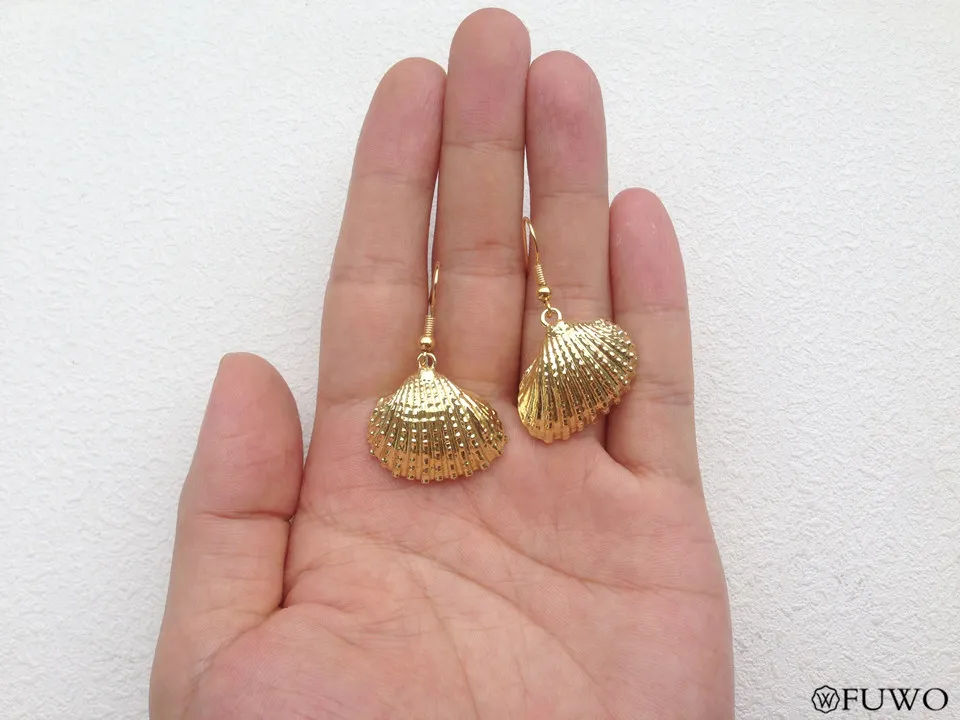 Natural Scallop Shell Earrings 11