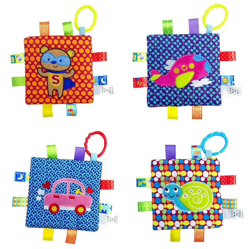 

Useful Newborn Baby Appease Towel Grasping Soft Comforting Doll Infant Toys baby Hand Towel Rattle Toys 2019