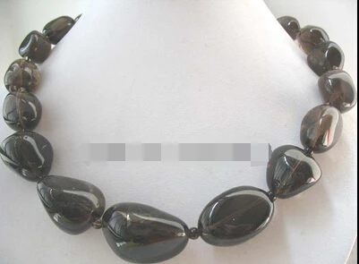 

ddh003743 WOW! smoky quartz necklace beads 19.5" nature 28% Discount