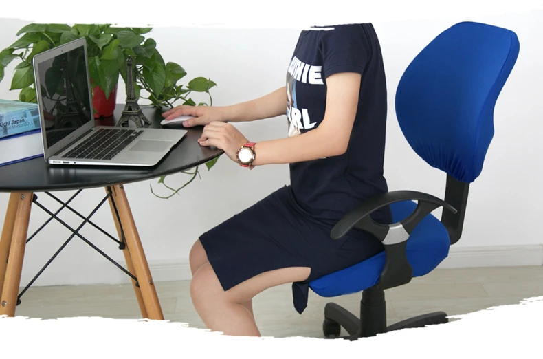 24 цвета лайкровый офисный чехол на компьютерное кресло подходит для компьютерного офисного кресла с подлокотником принт спандекс чехлы на кресла стрейч