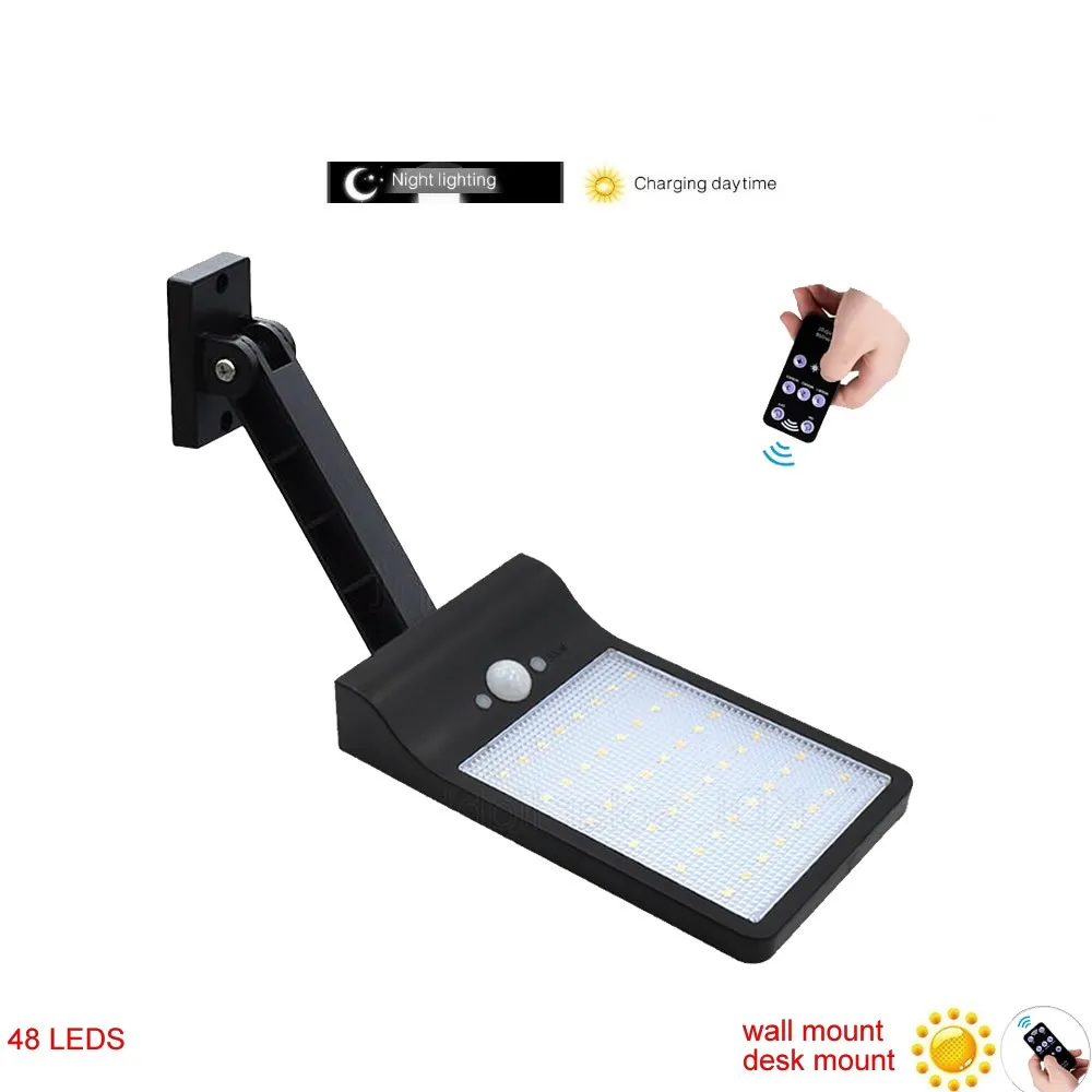 remote control rotate bracket solar street light Outdoor Street Waterproof Wall Lights 48 LED Remote Controller Wireles Solar Po remote control rotate bracket solar street light Outdoor Street Waterproof Wall Lights 48 LED Remote Controller Wireles Solar Po