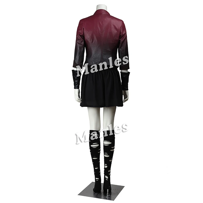 Scarlet Witch Wanda Maximoff Cosplay Costume The Avengers Cosplay Clothing Superhero Sexy Dress Outfit Halloween Party for Women