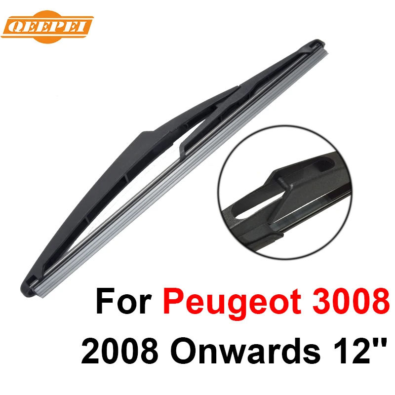 QEEPEI Rear Wiper Blade No Arm For Peugeot 3008 2008 Onwards 12'' 5