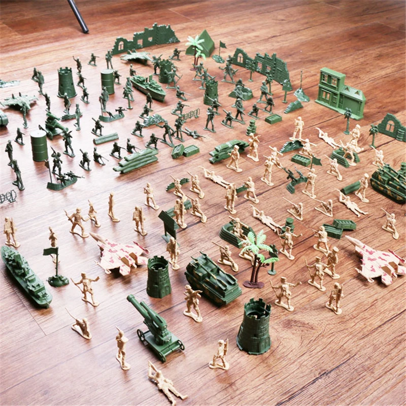 Militär Modell Spielzeug Armee Zubehör Spielset für Kinder Kleinkinder 