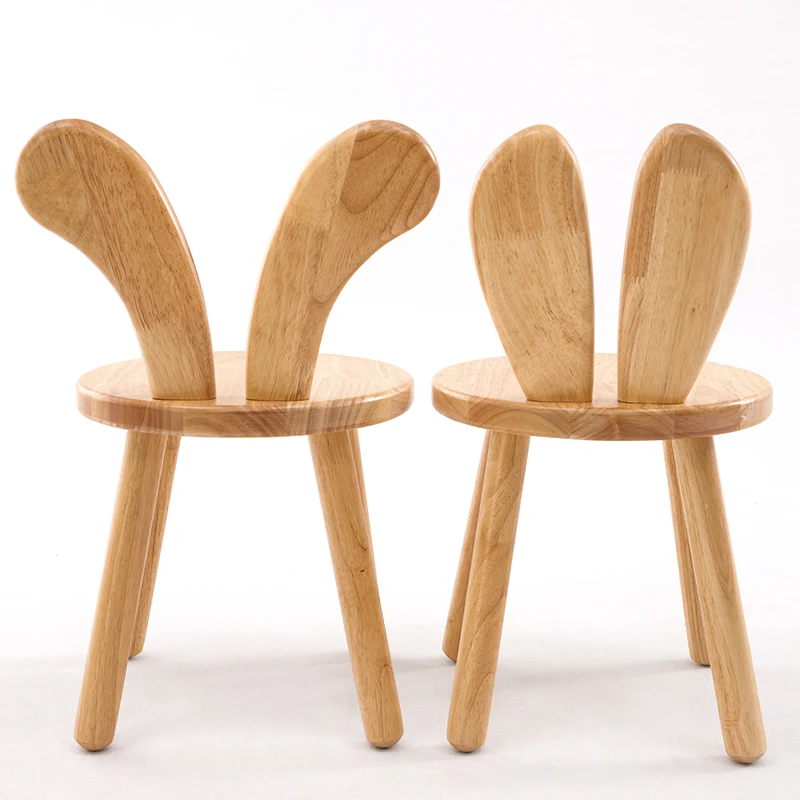  Modern Kids Wood Chair Children Furniture Wooden Kindergarten Chair Child For Study/Eating Small Child Desk Chair Kawaii Seat  